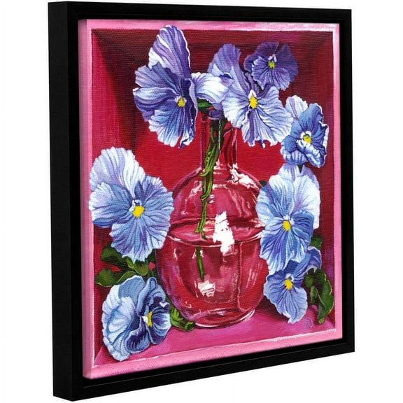 ArtWall Paige Wallis "Thoughts Of Summer" Gallery-wrapped Floater-framed Canvas