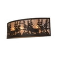 thumbnail image 2 of Meyda Tiffany 165993 Tall Pines 4 Light 13" Tall Wall Sconce - Cafe Noir, 2 of 5