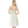thumbnail image 6 of Allegra K Women's Spaghetti Strap Dress Sleeveless Floral Sundress, 6 of 8