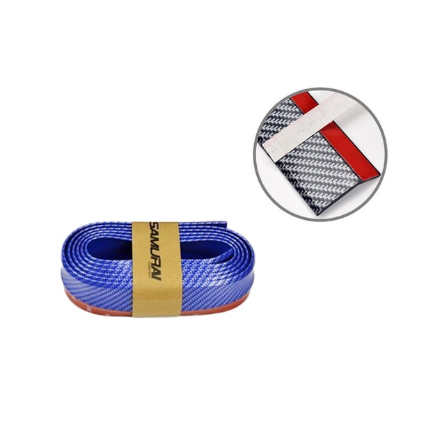 Kenally Cubierta de parachoques delantero Protector de labio delantero de coche universal Protector de parachoques flexible Correa de goma protectora Herramientas de reparación de automóviles No.8 Kenally CZ13536-08