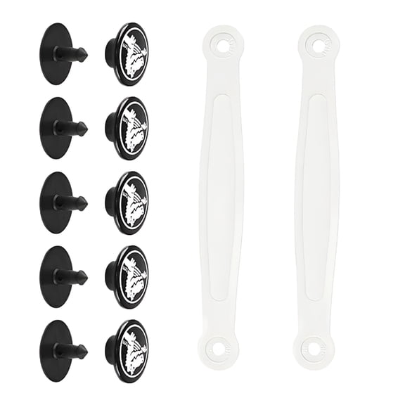 TELOLY 1 Pair Clogs Heel Straps with Rivets Replacement Part for Clogs Sandals Men and Women Shoe Beach Shoe Accessories