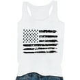 thumbnail image 2 of Uooqdmx American Flag Tops for Women, Loose Tank Tops for Women, 4th of July Outfits for Women, Patriotic Tops for Women, American Flag Tank Top Women, White 2 XXL, 2 of 4