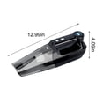thumbnail image 3 of TIMIFIS 4-in-1 Handheld Car Vacuum Cleaner, Tire Inflator Compressor Pump Portable Vacuum For Car, Home, Office, 8000Pa Vacuum Cleaner, Pet Hair Vacuum 12V -, 3 of 7