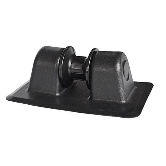 PVC Inflatable Boat Anchor Rope Buckle Holder Row Roller Support for Yacht Kayak Black