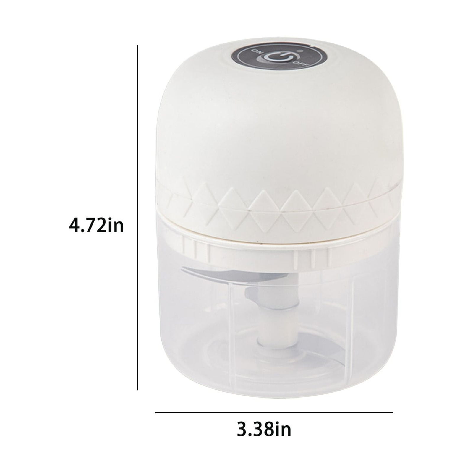 openpig Electric Garlic Chopper, Mini Portable Veggie Chopper, 250ML Garlic Grinder Masher Onion Chopper, Blender to Vegetable, Wireless Food Processor for Ginger, Chili, Fruit, Meat, etc