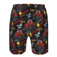 thumbnail image 3 of Fotbe Monster Truck Trajes de Baño Estampados para Hombre, Shorts de Verano de Secado Rápido, Ropa de Playa, Bañadores-Small, 3 of 6