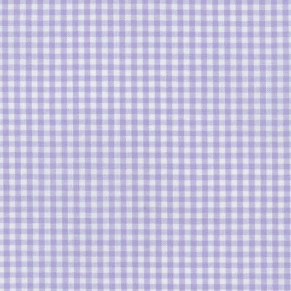 Robert Kaufman Carolina Gingham Check Lavender 100% cotton Basic Fabric 1/8
