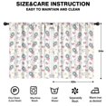 thumbnail image 2 of Blackout Kids Curtains,White Fairy Cat Pattern Childrens Insulated Curtains Set Of 2,Bedroom Essentials,Toddler Room Decor 42"x54", 2 of 5