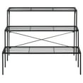thumbnail image 4 of Costway 3 Tier Shelf Flower Plant Display Stand Rack Large Modern Black Metal Heavy Duty, 4 of 7