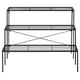 thumbnail image 4 of Porta Plantas de Metal Costway 3 Niveles Estante para Flores Negro 86,4 x 65 x 66 cm, 4 of 7
