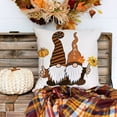 thumbnail image 3 of Fall Decor Pillow Covers 18x18 inch Stripes Pumpkin Maple Leaf Happy Outdoor Pillows Autumn Harvest Pillowcase Farmhouse Thanksgiving Decorative Cushion Case for Home Set of 4 (Fall cover02), 3 of 6