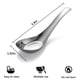 thumbnail image 2 of Xiao Hua Juego de cucharas de acero inoxidable, 6 piezas, cuchara china, pulida con espejo, adecuada para sopa, postre, cereales, fideos miso tailandeses Lamian, etc., 2 of 5
