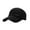 Black, variant on Mrzhqd Mens Summer Breathable Perforated Outdoor Sunblock Reflective Strip Quick Drying Visor Baseball Cap White
