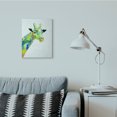 thumbnail image 3 of Stupell Industries Modern Giraffe Abstract Shapes Blue Green Canvas Art, 16 x 20, by Ziwei Li, 3 of 7