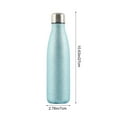 thumbnail image 3 of AuroraX Insulated Water Bottles Travel Vacuum Stainless Steel Cups,Portable Keep Drinks Hot or Cold Glitter Double Wall Mug(Blue), 3 of 6