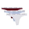 thumbnail image 1 of Calvin Klein Carousel Thong 3-Pack, L, Red/Peri/White, Large, 1 of 1