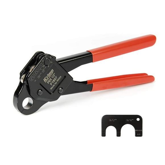 Herramienta de crimpado IWISS iCrimp F1807 para anillos de cobre PEX de 1/2 pulgada