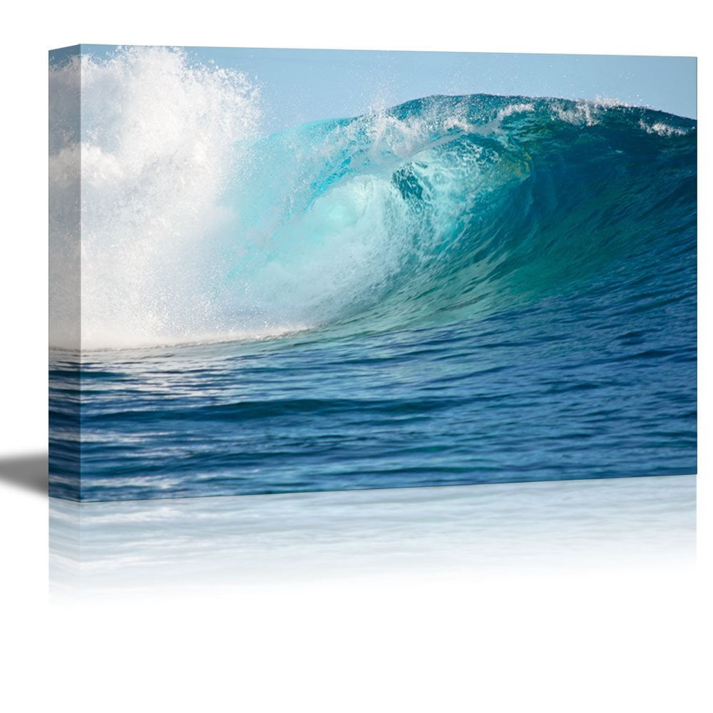 Wall26 A Big Wave in The Pacific Ocean Canvas Art Wall Decor 24" x