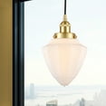 thumbnail image 3 of 616-1PH-SG-G664-7 Innovations Lighting Bullet - 1 Light Cord Hung Mini Pendant In Modern Style-12 Inches Tall and 7 Inches Wide-Satin Gold, 3 of 7