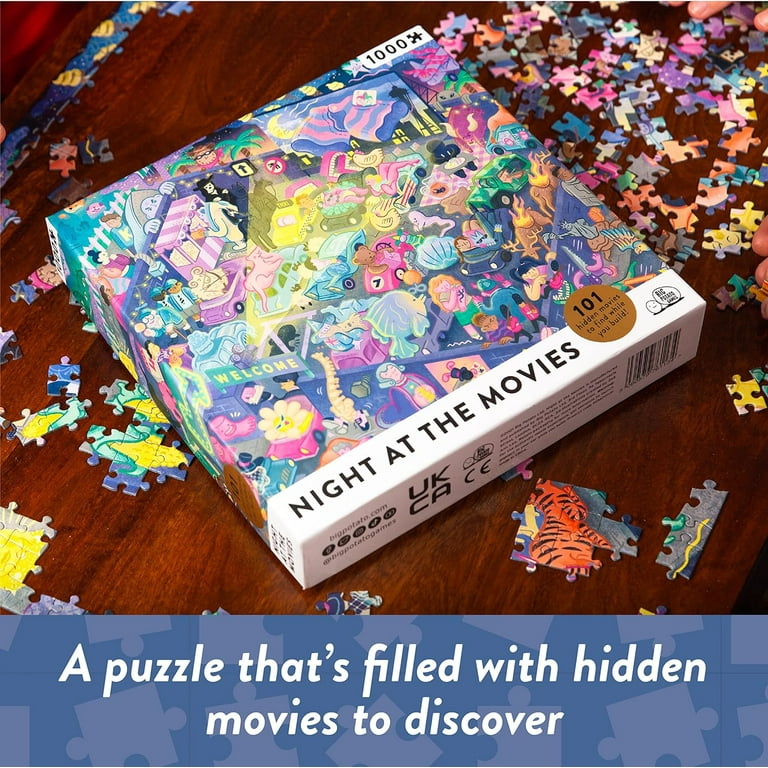 Big Potato Night at The Movies: Movie Jigsaw Puzzle for