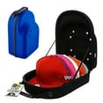thumbnail image 2 of Portable Outdoor Travel Hat Carrier Case Caps Storage Hard Shell Hat Protective Box Hat Travel Case Baseball Cap Carrying Bag (Blue), 2 of 7