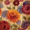 thumbnail image 2 of Vassileva, Silvia 15x15 White Modern Wood Framed Museum Art Print Titled - Rainbow Dahlias Crop III, 2 of 4