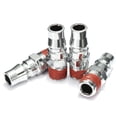 thumbnail image 2 of OUNONA 10Pcs Iron Quick Connector Silver 4 Type Set Easy Install Corrosion Resistant, 2 of 6