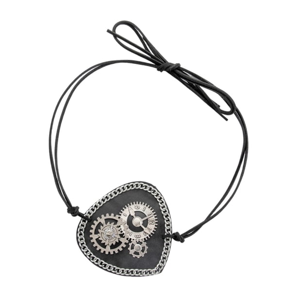 Parche para el ojo de pirata Steampunk Strade Fareast Limited para Halloween con remaches