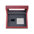 thumbnail image 4 of de madera Anillos pesados grandes Vitrina con tapas superiores transparentes Fans Regalos Joyas Vitrina Anillos Caja de almacenamiento Organizador de joyas L Sunnimix Vitrina de anillos, 4 of 8