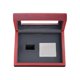 thumbnail image 4 of de madera Anillos pesados grandes Vitrina Tapas superiores transparentes Fans Regalos con placa de identificación Ranura Joyero Escaparate Contenedor L Yinane Vitrina de anillos, 4 of 8