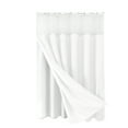 thumbnail image 2 of Shower Curtain under $5! CQCYD Shower Curtain Set Waterproof Polyester Fabric Bathroom Curtain with Hooks Liner for Bath Tub Shower Rod Window Privacy, 2 of 9