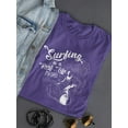 thumbnail image 3 of Surfing Is A Real Life  Shaped T-Shirt Women -Image by Shutterstock, Female Large, 3 of 4