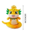 thumbnail image 4 of Edgergery 2025 Spring Festival Decorations Snake Doll,7.9 Inch Yellow Animal Snake Plush Animals 2025 Mascot Zodiac Plush Animals Spring Festival Decorations New Year Gifts Year Decorations, 4 of 5