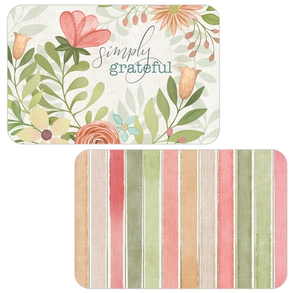 Conimar Simply Grateful Reversible Flexible Plastic Placemat