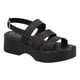 thumbnail image 1 of Sandalias Mujer Plataforma Casuales Abiertas Tiras UH LULU by EH! negro 24 UH LULU by EH! PU810, 1 of 4