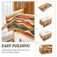 thumbnail image 2 of Yayeee Collapsible Cube Storage Bin with Lid Fabric Closet Decorative Basket with Handles, Abstract Desert Pattern, 2 of 7