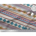 thumbnail image 3 of Soimoi Gray Cotton Voile Fabric Aztec Geometric Print Fabric by the Yard 56 Inch Wide, 3 of 3