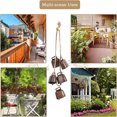 thumbnail image 2 of CSChome Cow Bell Handmade Cow Bell Ornament Shabby Country Style Metal Bell for Decoration, 2 of 7