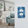 thumbnail image 5 of KLL Vintage Floral Pattern Electrical Outlet Covers, 3" x 5" 1 Pack Electric Receptacle Plug Covers for Decorator Receptacle Outlet & Switch-Style S, 5 of 6
