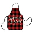 thumbnail image 2 of Christmas Apron, Festive Holiday Kitchen Apron, Xmas Cooking Apron with Fun Decorations, Christmas Party and Cooking Gift for Adults, Family, and Home Use, 2 of 5