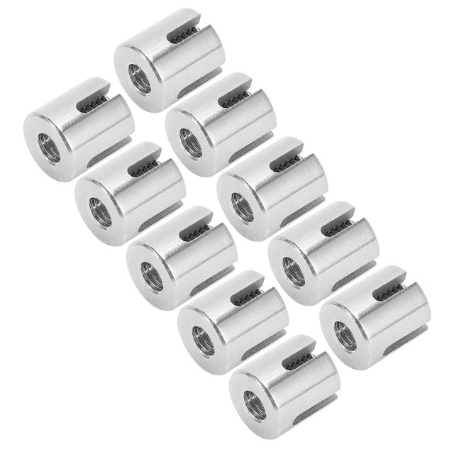Stainless Steel Cable Clamp, 10Pcs Fastener for Wire Fixing, Rustproof, Easy Installation