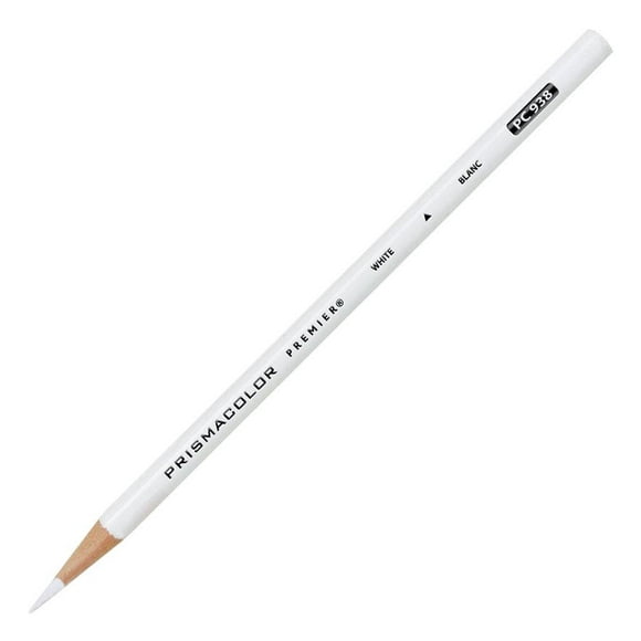 PRISMACOLOR 3365 PC938 Premier Crayon à Colorier Blanc (Lot de 12)