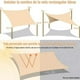 thumbnail image 5 of Malla Sombra INMATMEX 3x3 Mts Vela Beige Reforzada 90%, 5 of 6