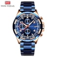 thumbnail image 3 of MINIFOCUS Luxury Brand Men's Wristwatch Quartz Watch Men Waterproof Stainless Steel Sport Watches Wrist Montre Homme Male Clock, 3 of 5