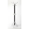 thumbnail image 1 of homeroots organization 389249 Updated Classic Black and Silver Coat Rack, 1 of 1
