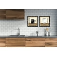 thumbnail image 2 of Black and Brown Espresso and Cafe Mocha Coffee Adult Kitchen Decor; 2 - 12" x 12" Unframed Posters, 2 of 3