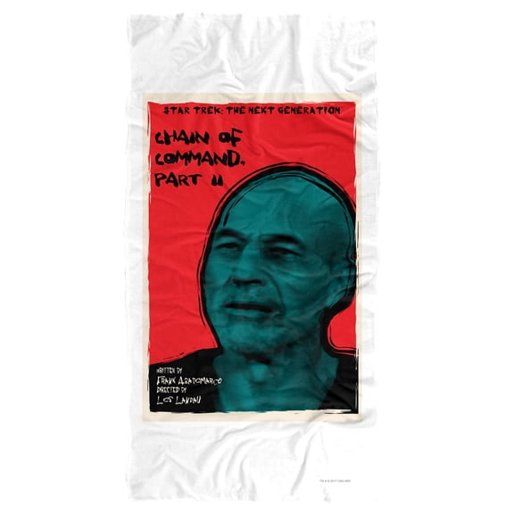 Star Trek Beach Towel, 30"x60" TNG Season 6 Episode 11 Beach Towel