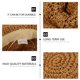 thumbnail image 4 of 1pc Sombrero de verano con sombrero de sol plegable Sombrero de protección al aire libre Sombrero de trenza de paja, 4 of 5