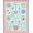 Blue, Pattern 2, variant on ODIKA 2x3 Machine Washable Non-Slip Area Rug, Cognitive Development Letter Recognition Training Platform High Traffic Rug, Pink, 699163
