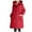 Red2, variant on GEWSEY Womens Rain Jacket Extra Length Raincoats Waterproof Lightweight Hooded Windbreaker Outdoor Poncho with Pockets (, 3XL)